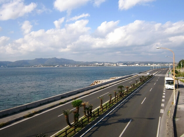 北部海岸線  沖縄らしい景色が続く人気コース。　沖縄大洋レンタカー那覇空港店